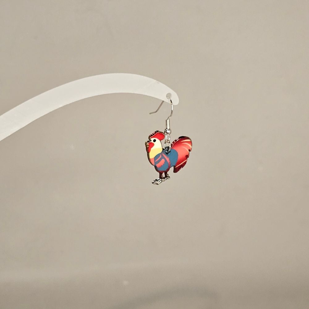 Item #223 Rooster Earring