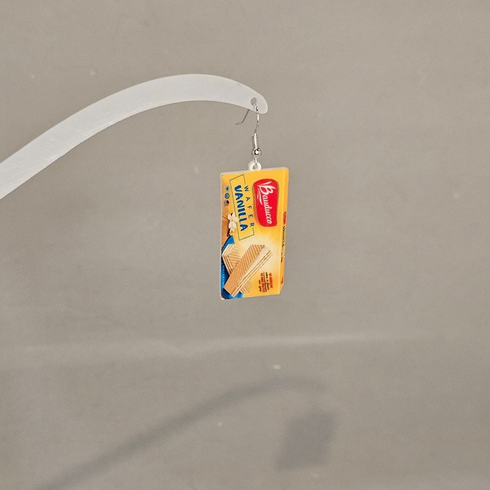 Item #100 Bauducco Wafers Earring