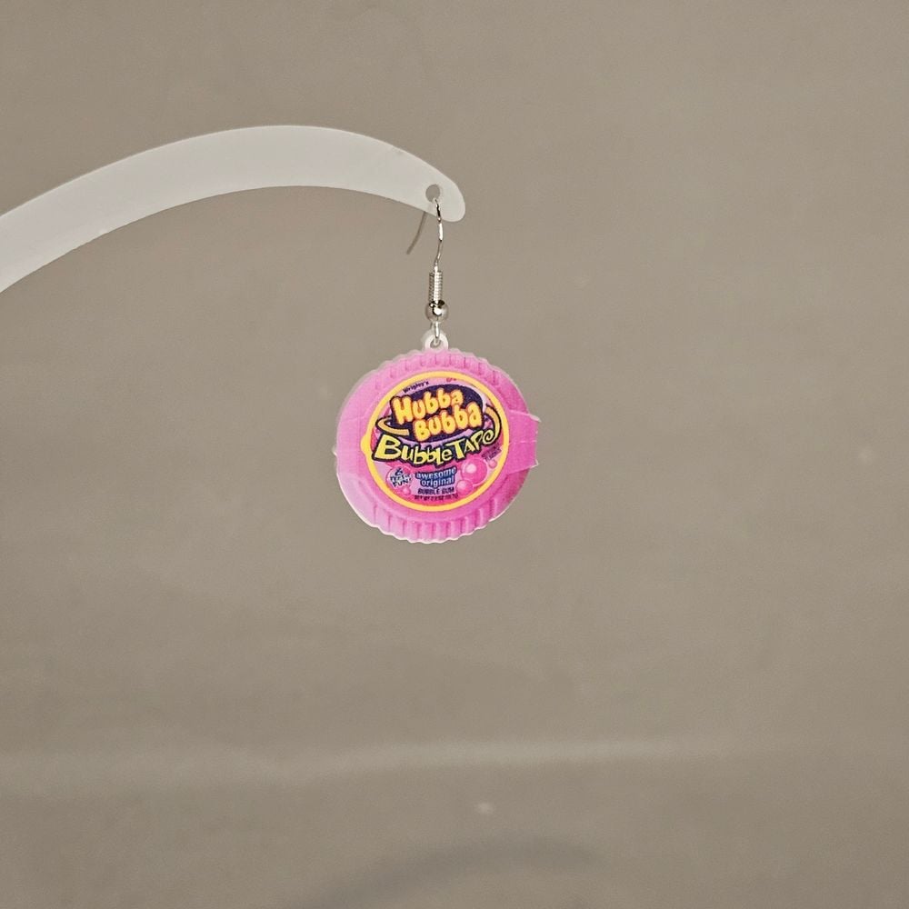 Item #122 Bubble Tape Bar Earring
