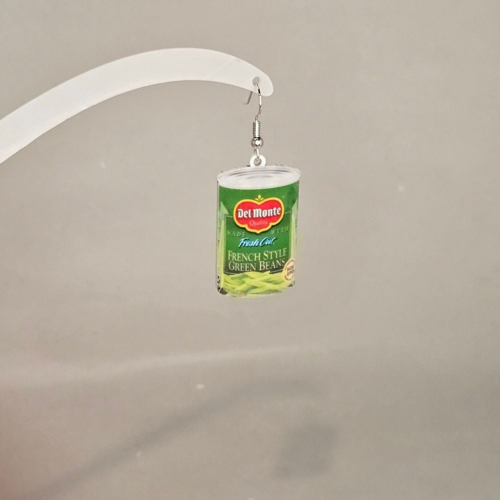 Item #140 Green Beans Earring