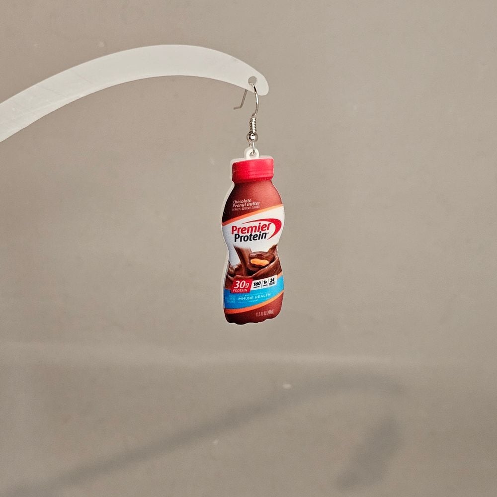 Item #177 Protein Shake Earring