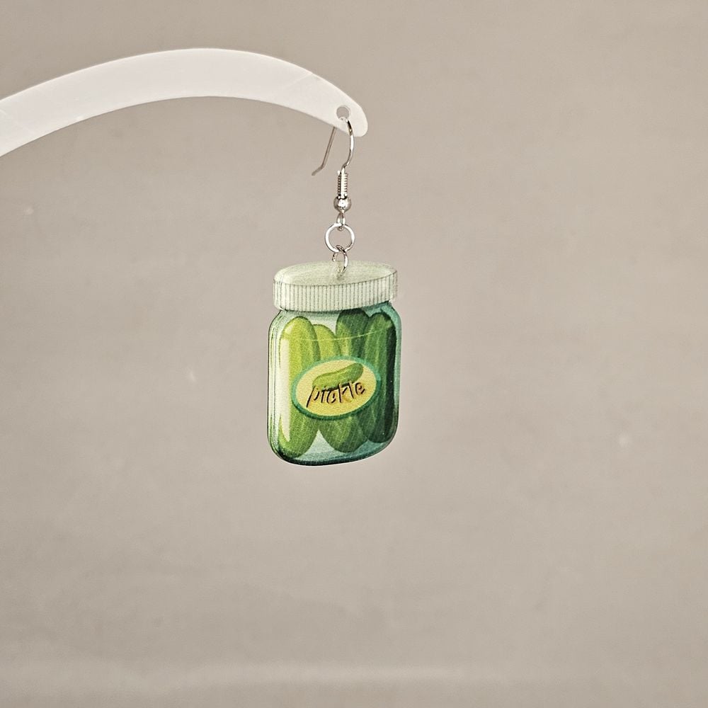 Item #164 Jar of Pickles Earring