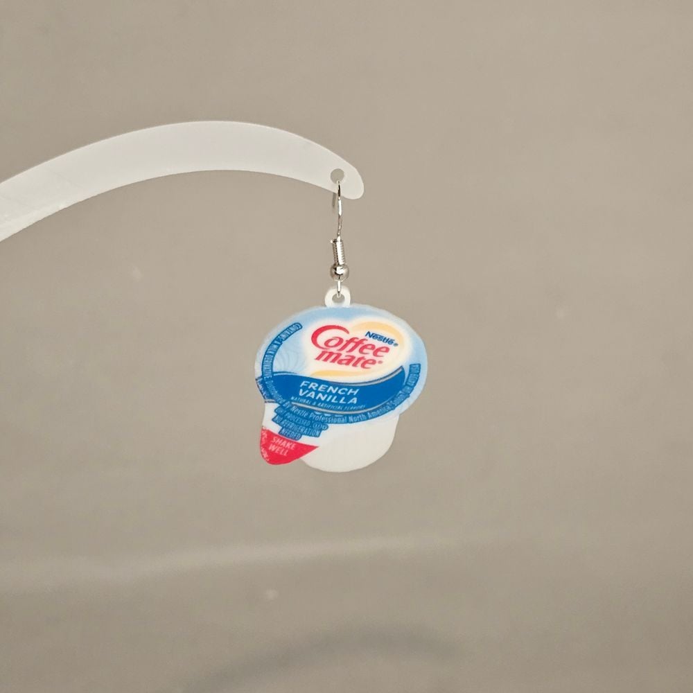 Item #174 Coffee Creamer Earring