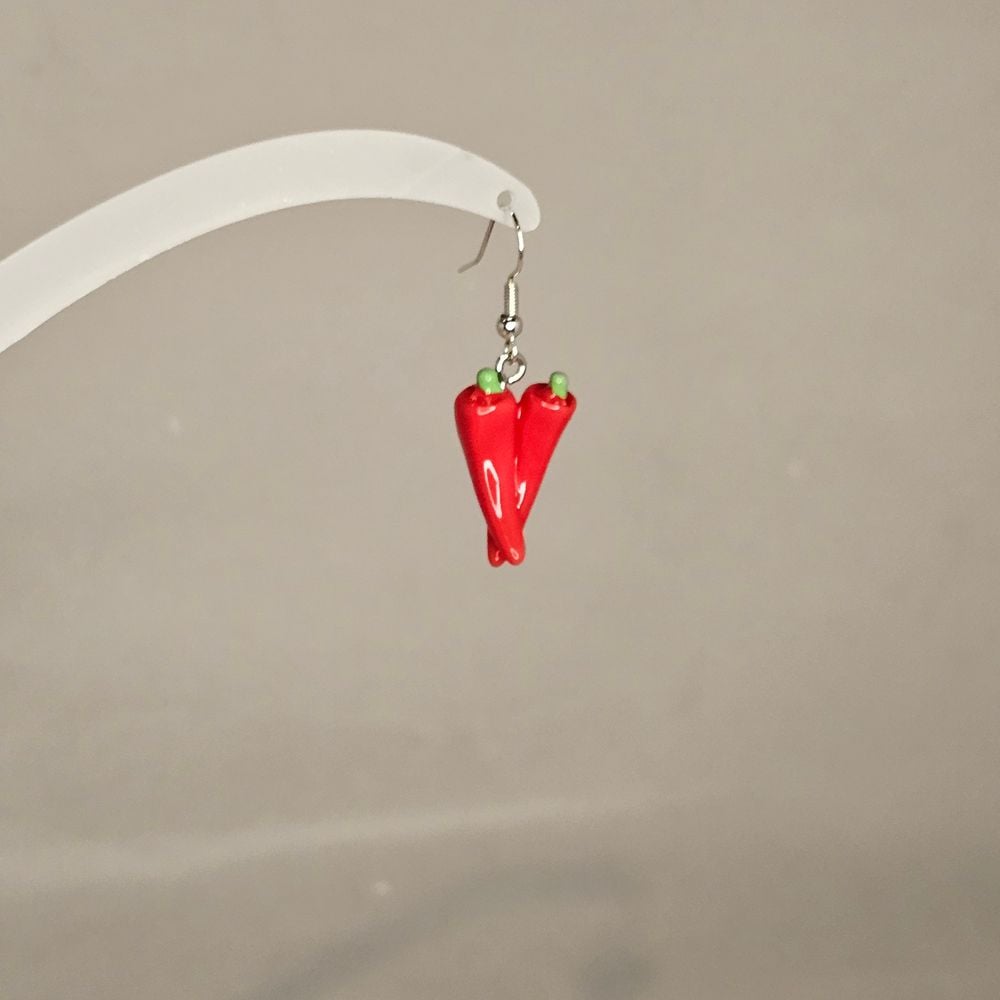 Item #154 Red Pepper Earring