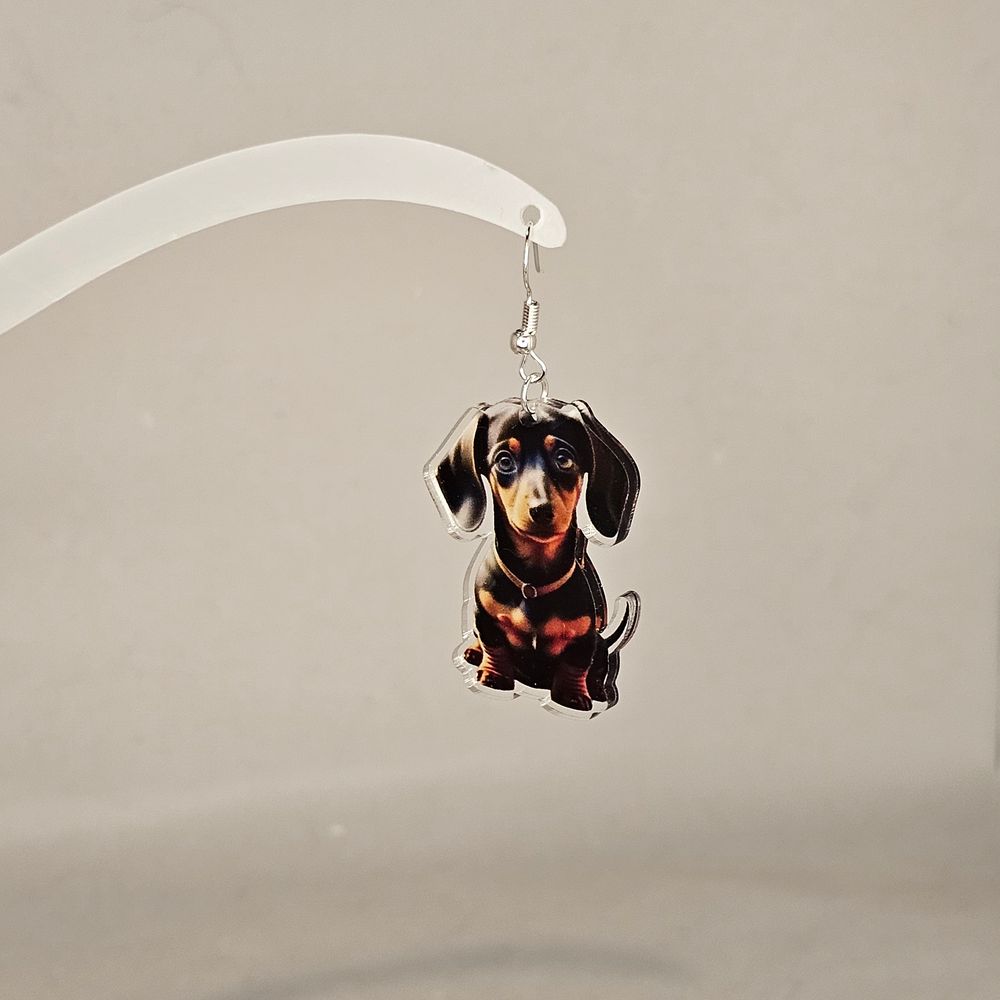 Item #271 Dachshund Earring